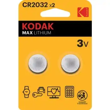 KODAK 30417687 CR2032 ULTRA LİTYUM PARA PİL 2 Lİ BLİSTER 288756