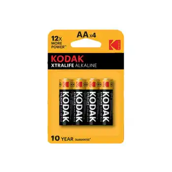 KODAK AA KALEM PİL XTRALIFE ALKALİN 4 LÜ BLİSTER 281377