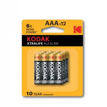 KODAK AAA-12 Lİ  EXTRALIFE ALKALİN İNCE PİL 349362