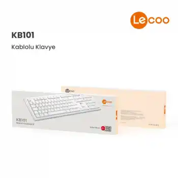 Lecoo Kb101 Beyaz Kablolu Q Klavye