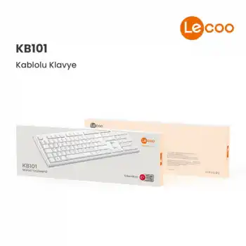 LECOO KB101 BEYAZ KABLOLU Q KLAVYE