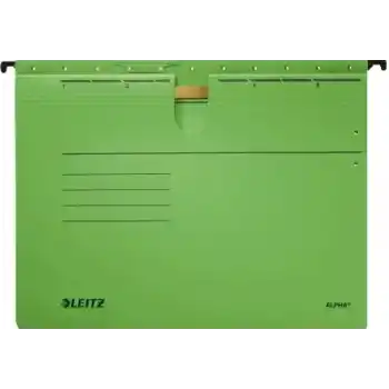 LEITZ 1984-55 YEŞİL TELLİ ASKILI DOSYA