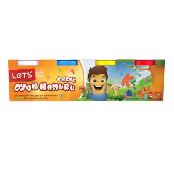 LETS OYUN HAMURU KÜÇÜK BOY 4 RENK L-8240