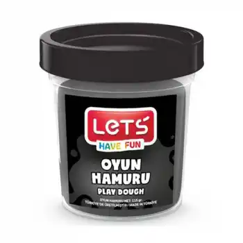 LETS OYUN HAMURU SİYAH 115 GR L8440-10