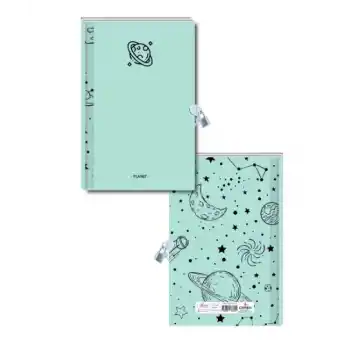 LİLAMOR 14X20 144 YP ICON PASTEL KOKULU KİLİTLİ GÜNLÜK DF1420-KG05