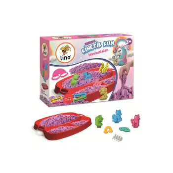 Lıno Kinetik Kum Seti Unicorn 350 Gr Kum+6 Kalıp Ln-552