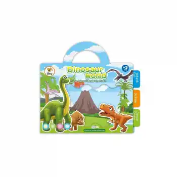 LINO LS-303 TEKRAR TEKRAR KULLANILABİLİR STICKER DINOSAUR WORLD