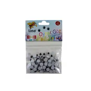 Lıno Oynar Göz Küçük Boy 7 Mm.100 Lü Rbz-007-a