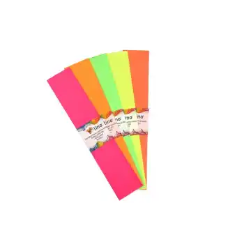 LINO PA-024F LÜKS KRAPON 5 RENK FOSFORLU 5 Lİ 50X100 CM