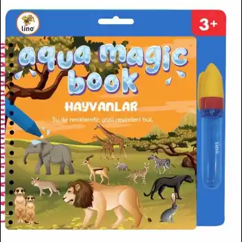 LINO TFL-1008 AQUA MAGIC BOOK HAYVANLAR SİHİRLİ BOYAMA KİTABI