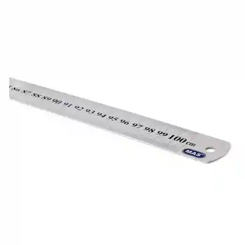 Mas 2400 Çelik Cetvel 100 Cm.