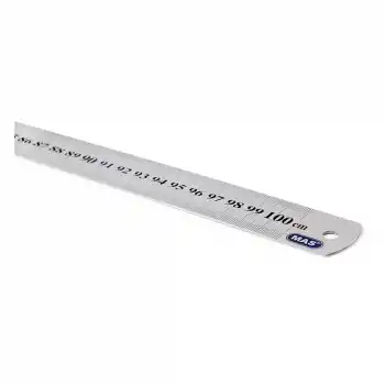 MAS 2400 ÇELİK CETVEL 100 CM.