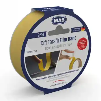 MAS 2614 38MMX25MT ÇİFT TARAFLI BANT