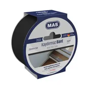 MAS 2654 KAYDIRMAZ BANT 25 MM X 5 MT SİYAH