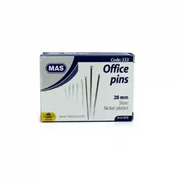 Mas 333 Toplu İğne 50 Gr. 28 Mm