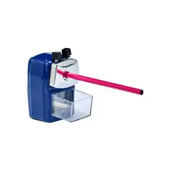 MAS 6730 KOLLU MASAÜSTÜ KALEMTRAŞ METAL KÜÇÜK LACİVERT