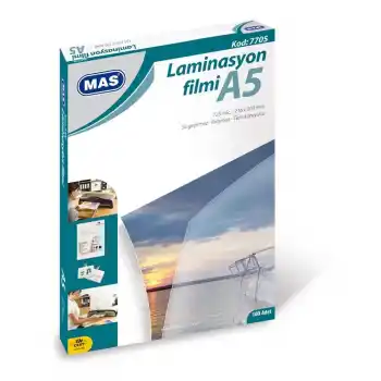 MAS 7705 A5 LAMİNASYON KAPLAMA 125MİC