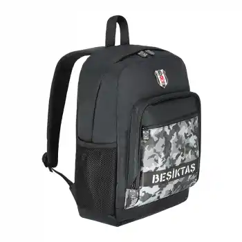 ME 25317 BEŞİKTAŞ KAMUFLAJ DESENLİ KOLON DETAYLI SIRT ÇANTASI