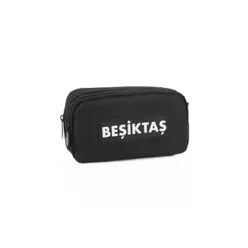 ME 25321 BEŞİKTAŞ SİYAH BEYAZ GARNİ KALEM ÇANTASI
