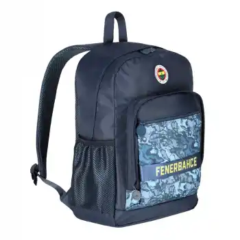 ME 25717 FENERBAHÇE GÖLGE DESENLİ KOLON DETAYLI SIRT ÇANTASI