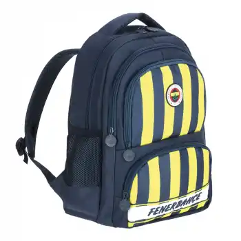 ME 25739 FENERBAHÇE NAKIŞ DETAYLI ÇUBUKLU SIRT ÇANTASI