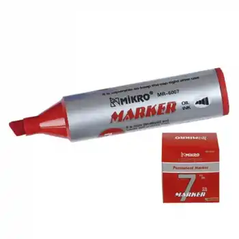 MİKRO 6007 KIRMIZI 7 MM MARKER