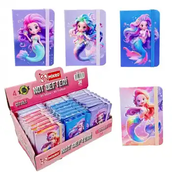 MİKRO A7-12 80 YP MERMAİD NOT DEFTERİ