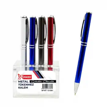 MİKRO BP 671 GÖBEKTEN OTOMATİK METAL TÜKENMEZ KALEM