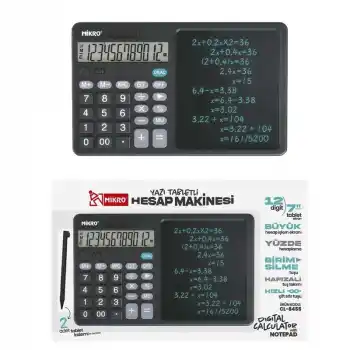 MİKRO CL-8455 YAZI TABLETLİ 12 HANELİ HESAP MAKİNASI
