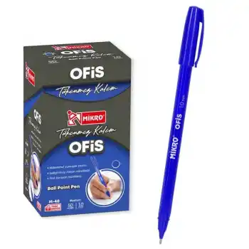 MİKRO M-40 OFİS TİPİ MAVİ TÜKENMEZ KALEM