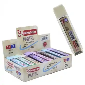 Mikro M-601 Min 0.9 Kısa 60 Mm Pastel Renkli Tüp