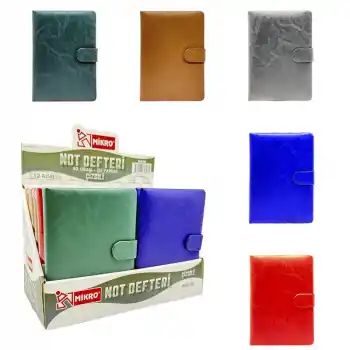 MİKRO MG-06 MAGNETLİ NOT DEFTERİ DÜZ RENKLER
