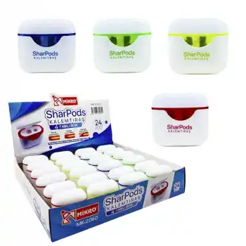 MİKRO MK-2060-24 SHARPODS ÇİFTLİ KALEMTRAŞ