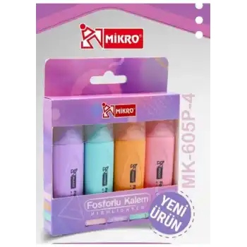 MİKRO MK 604 MİNİ 4 LÜ FOSFORLU KALEM