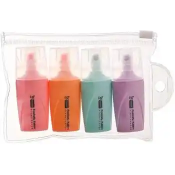 MİKRO MK 604P MİNİ PASTEL 4 LÜ FOSFORLU KALEM