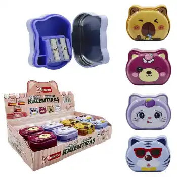 MİKRO MK-7928 ÇİFTLİ METAL PAWPAW KALEMTRAŞ