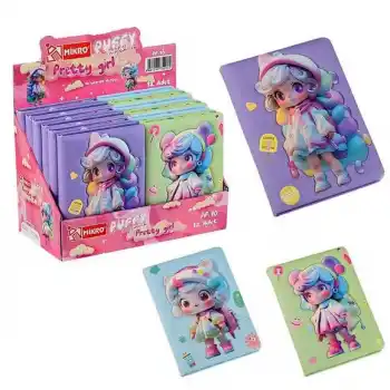 MİKRO PUFFY PF-10 PRETTY GIRL NOT DEFTERİ