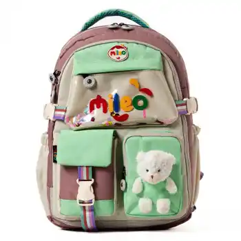 MILEO 2802 TEDDY OKUL ÇANTASI PUDRA