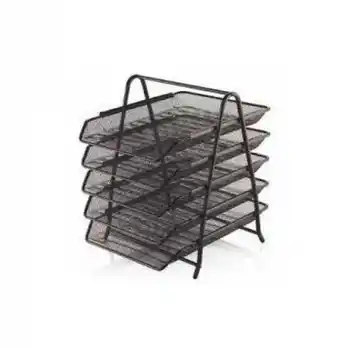 MİMAKS 5 Lİ METAL FİLE EVRAK RAFI SİYAH MRF-5