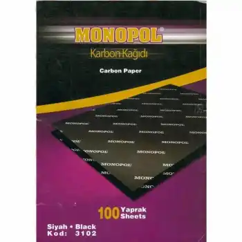 MONOPOL A3 SİYAH KARBON KAĞIDI