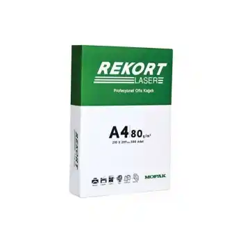 Mopak Rekort A4 Fotokopi Kağıdı 500 Lü 80 Gr.