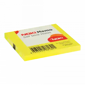 NOKİ MEMO 76X76 L.SARI YAPIŞKANLI NOT 80 YP.12133