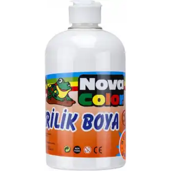 NOVA COLOR AKRİLİK BOYA 500 ML BEYAZ NC-385