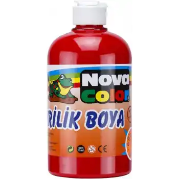 NOVA COLOR AKRİLİK BOYA 500 ML KIRMIZI NC-382