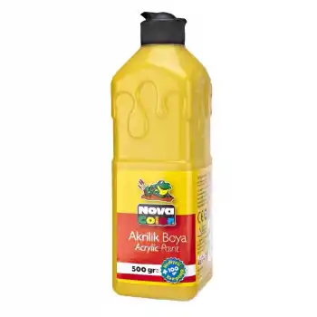NOVA COLOR AKRİLİK BOYA 500 ML SARI NC-381