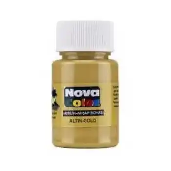 NOVA COLOR AKRİLİK BOYA ALTIN NC-234