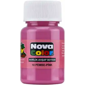 Nova Color Akrilik Boya Pembe Şişe Nc-178