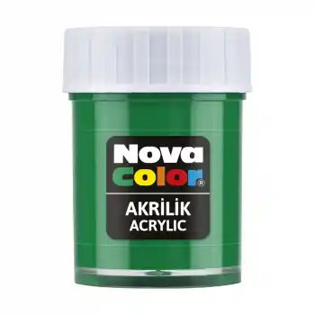 NOVA COLOR AKRİLİK BOYA YEŞİL ŞİŞE NC-172