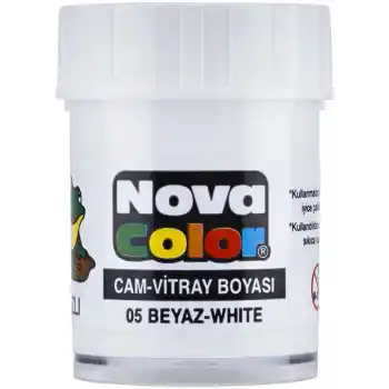 NOVA COLOR CAM BOYASI BEYAZ SU BAZLI NC-153