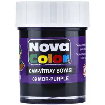 Nova Color Cam Boyası Mor Su Bazlı Nc-157